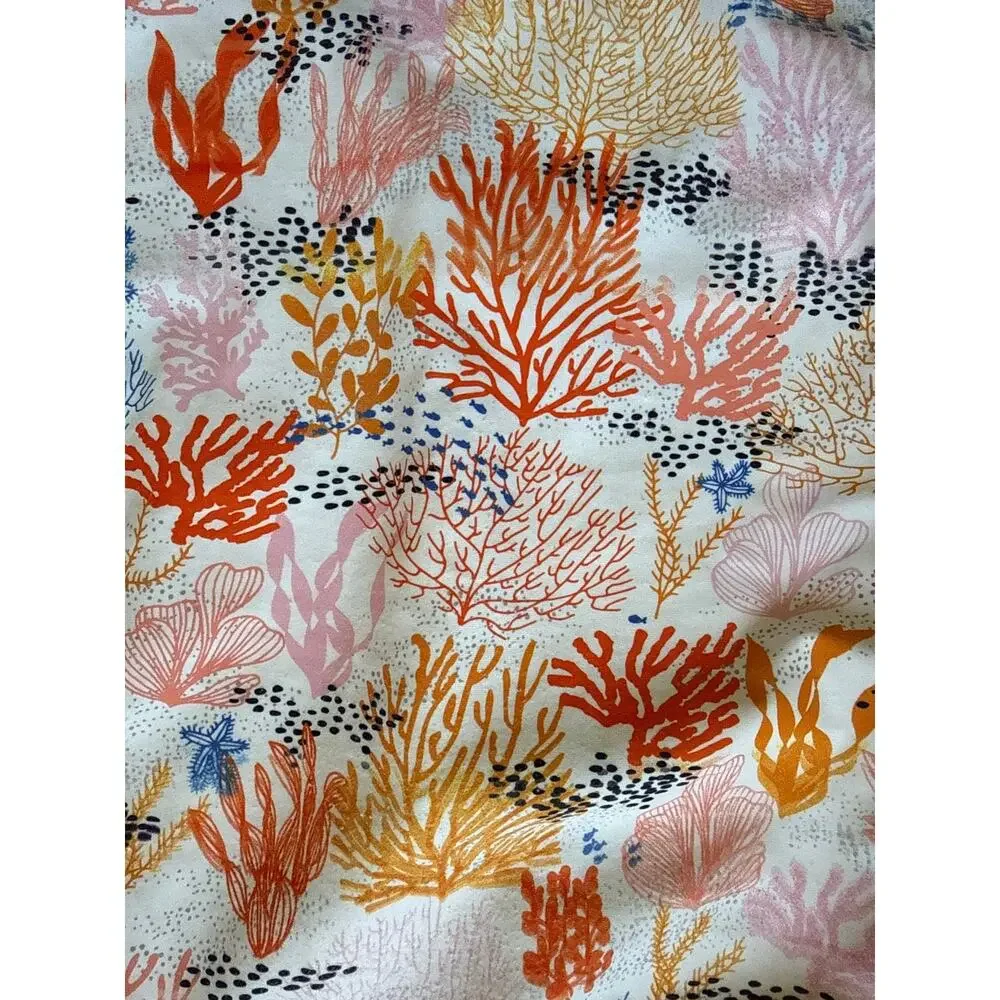 tame the sun Girls Long Sleeve One Piece Swimsuit in Coral Print Size 7